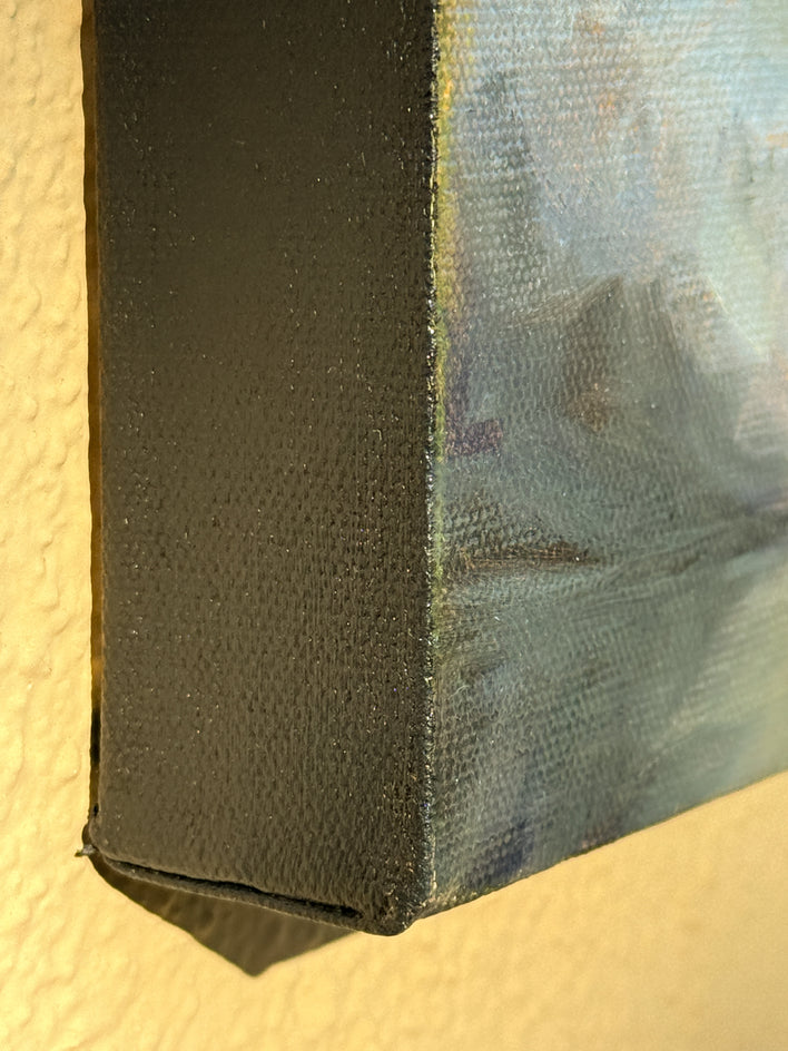 Oasis by Mandy Main |  Side View of Artwork 
