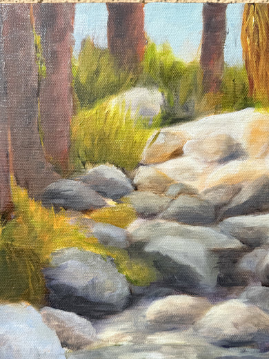 Oasis by Mandy Main |   Closeup View of Artwork 