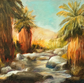 oil painting by Mandy Main titled Oasis III