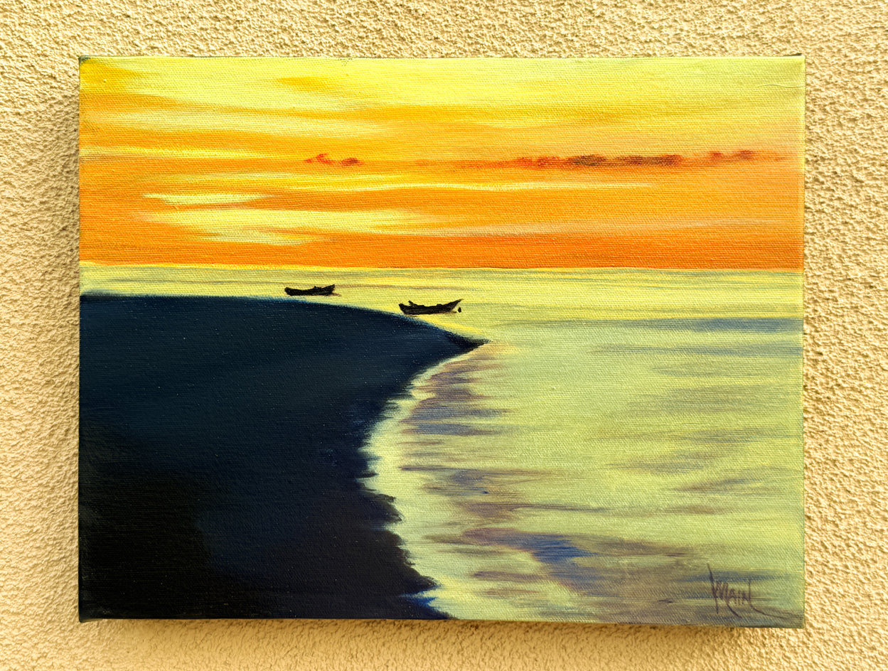 Samui Sunrise by Mandy Main |  Context View of Artwork 
