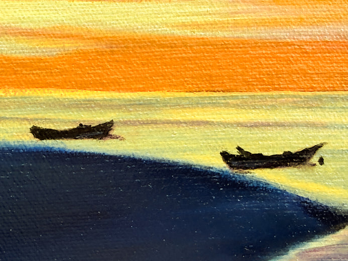 Samui Sunrise by Mandy Main |   Closeup View of Artwork 