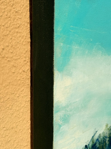 Summer Breeze by Mandy Main |  Side View of Artwork 