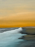 Original art for sale at UGallery.com | Tranquil Tide by Mandy Main | $1,000 | oil painting | 36' h x 12' w | thumbnail 4