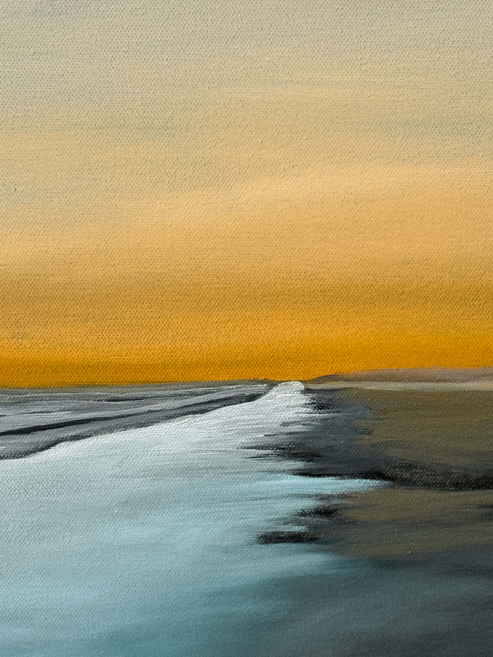 Tranquil Tide by Mandy Main |  Closeup View of Artwork 