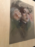Original art for sale at UGallery.com | Toned Silence by Mara Light | $675 | pastel artwork | 26' h x 20' w | thumbnail 2
