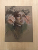Original art for sale at UGallery.com | Toned Silence by Mara Light | $675 | pastel artwork | 26' h x 20' w | thumbnail 3