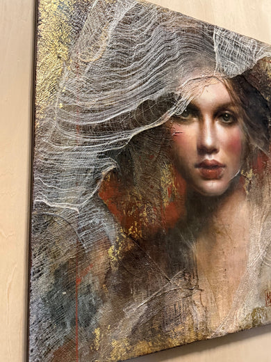 Ember by Mara Light |  Side View of Artwork 