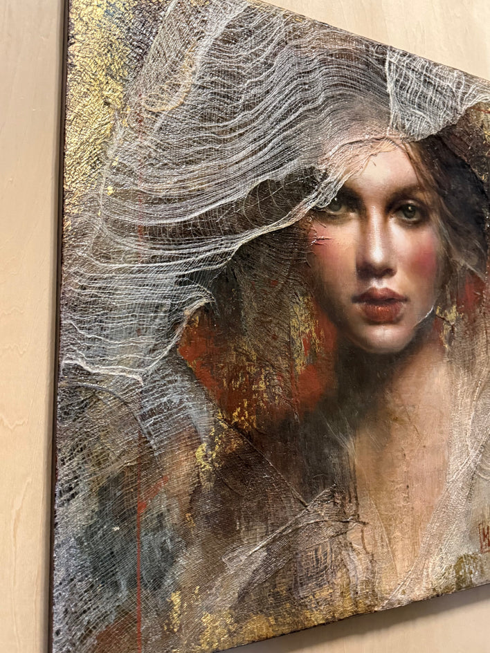 Ember by Mara Light |  Side View of Artwork 