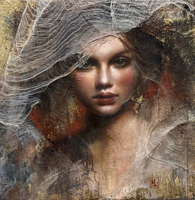 Original art for sale at UGallery.com | Ember by Mara Light | $4,350 | oil painting | 24' h x 24' w