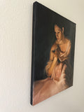 Original art for sale at UGallery.com | Gazing by Mara Light | $2,400 | oil painting | 20' h x 16' w | thumbnail 2