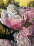 Original art for sale at UGallery.com | Gold Peonies by Mara Light | $1,700 | oil painting | 24' h x 18' w | thumbnail 4