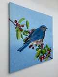 Original art for sale at UGallery.com | Azure by Maria Karla Watson | $4,000 | acrylic painting | 48' h x 48' w | thumbnail 2