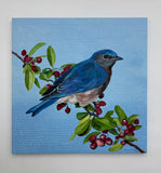 Original art for sale at UGallery.com | Azure by Maria Karla Watson | $4,000 | acrylic painting | 48' h x 48' w | thumbnail 3