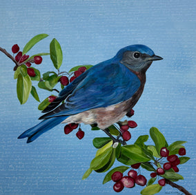 Original art for sale at UGallery.com | Azure by Maria Karla Watson | $4,000 | acrylic painting | 48' h x 48' w