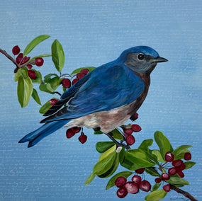 acrylic painting by Maria Karla Watson titled Azure