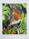Original art for sale at UGallery.com | Bird Song by Maria Karla Watson | $5,000 | acrylic painting | 60' h x 48' w | thumbnail 3