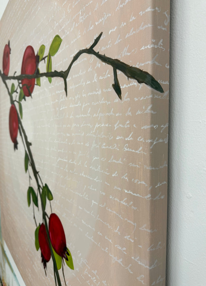 Eternal Branches by Maria Karla Watson |  Side View of Artwork 