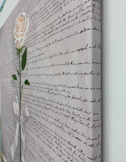 Fragility ll by Maria Karla Watson |  Side View of Artwork 