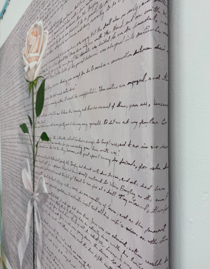 Fragility ll by Maria Karla Watson |  Side View of Artwork 