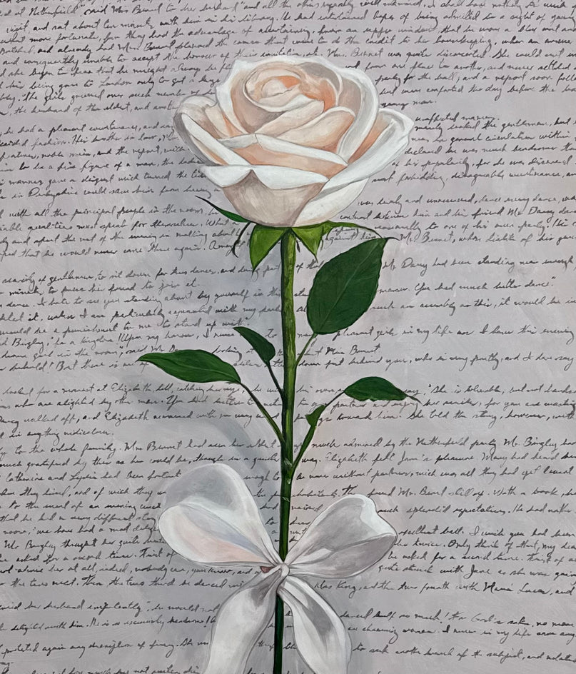 Fragility ll by Maria Karla Watson |  Closeup View of Artwork 