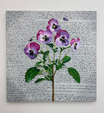 Original art for sale at UGallery.com | Magenta by Maria Karla Watson | $2,500 | acrylic painting | 36' h x 36' w | thumbnail 3
