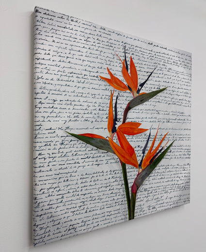 Paradise by Maria Karla Watson |  Side View of Artwork 