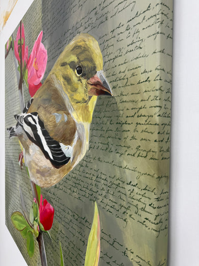 Song of the Valley by Maria Karla Watson |  Side View of Artwork 