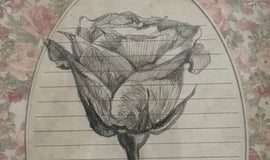 Original art for sale at UGallery.com | Nostalgic by Maria Karla Watson | $375 | drawing artwork | 8.5' h x 6.5' w | thumbnail 4