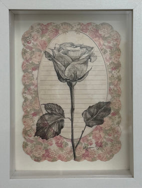 Original art for sale at UGallery.com | Nostalgic by Maria Karla Watson | $375 | drawing artwork | 8.5' h x 6.5' w
