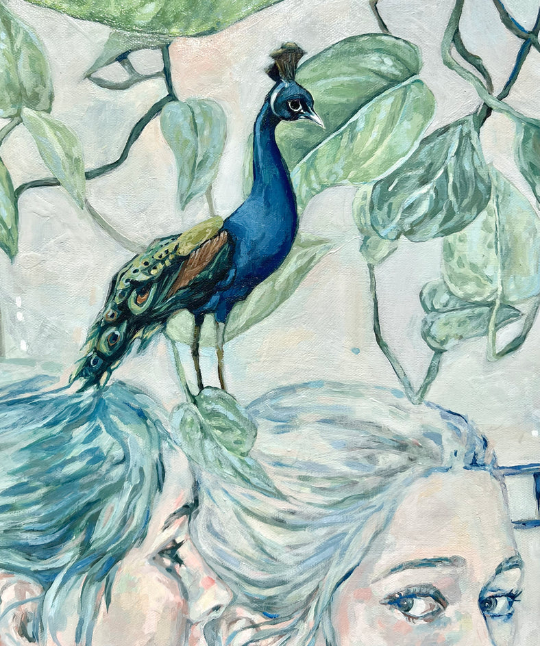 Birds of a Feather by Marie-Eve Champagne |  Closeup View of Artwork 
