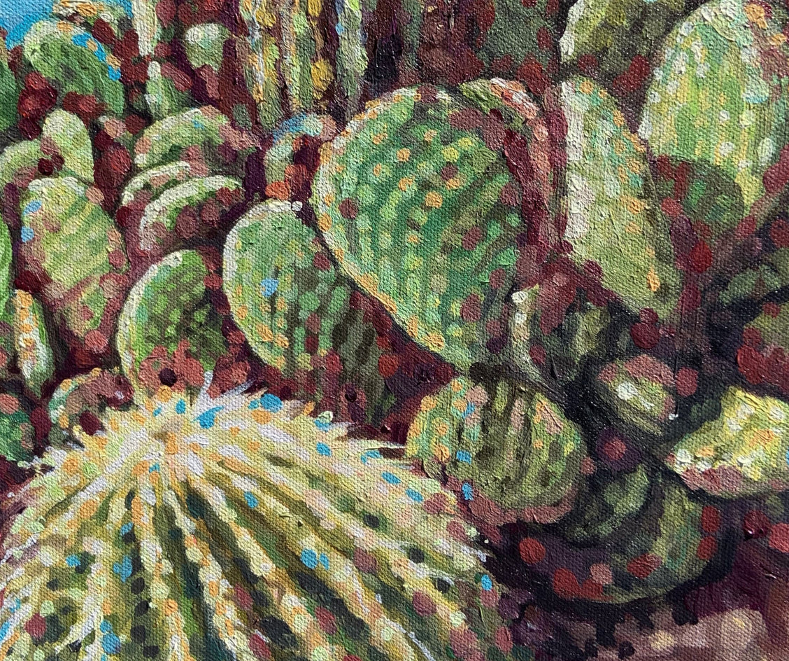 Emerging by Marie-Eve Champagne |  Closeup View of Artwork 