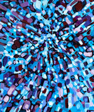 Original art for sale at UGallery.com | Fragmentation - Falling In by Marie-Eve Champagne | $1,275 | acrylic painting | 40' h x 30' w | thumbnail 4