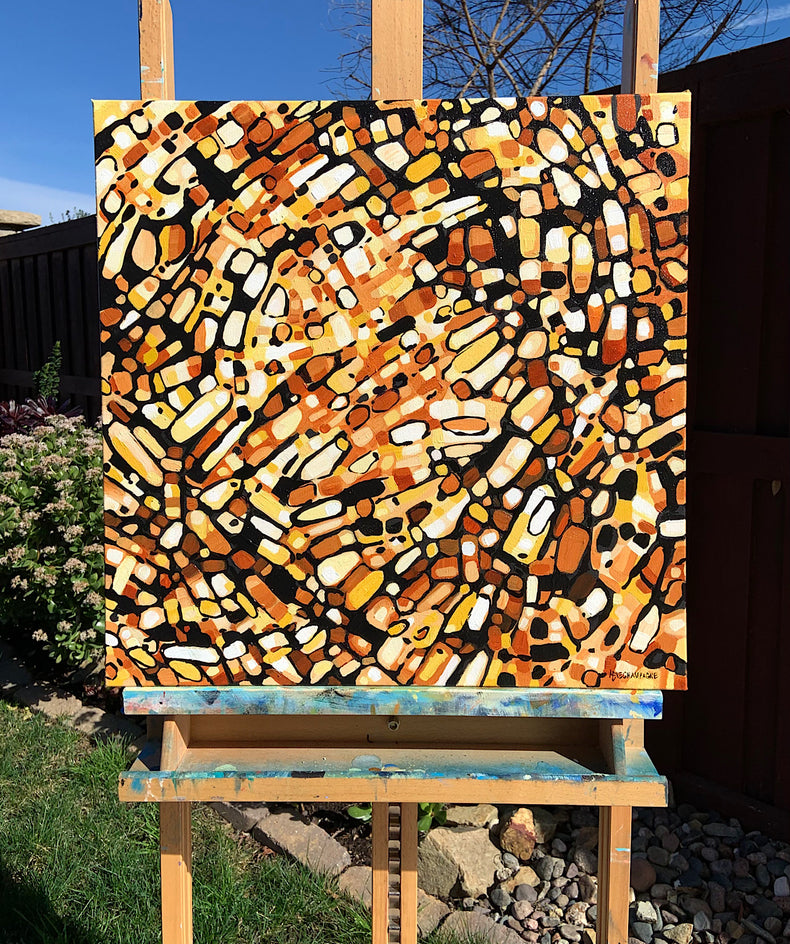 Fragmentation - Topaz Wind by Marie-Eve Champagne |  Context View of Artwork 