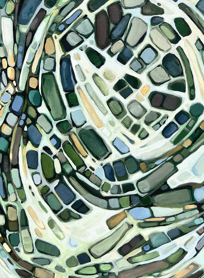 Into the Deep by Marie-Eve Champagne |  Closeup View of Artwork 