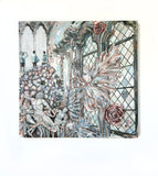 Original art for sale at UGallery.com | Jewel by Marie-Eve Champagne | $1,150 | acrylic painting | 24' h x 24' w | thumbnail 3