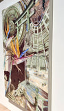 Original art for sale at UGallery.com | Lost in Paradise by Marie-Eve Champagne | $1,650 | acrylic painting | 36' h x 24' w | thumbnail 2