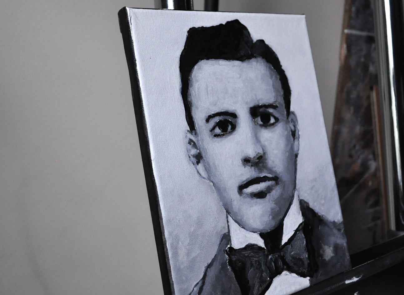 February 15, 1998 (98-99 Series) by Mark Cudd |  Side View of Artwork 