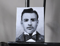 Original art for sale at UGallery.com | February 15, 1998 (98-99 Series) by Mark Cudd | $275 | acrylic painting | 10' h x 8' w | thumbnail 3