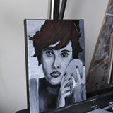 Original art for sale at UGallery.com | February 18, 1999 (98-99 Series) by Mark Cudd | $275 | acrylic painting | 10' h x 8' w | thumbnail 2