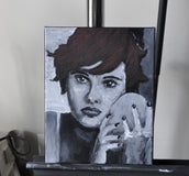 Original art for sale at UGallery.com | February 18, 1999 (98-99 Series) by Mark Cudd | $275 | acrylic painting | 10' h x 8' w | thumbnail 3