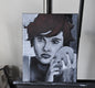 Original art for sale at UGallery.com | February 18, 1999 (98-99 Series) by Mark Cudd | $275 | acrylic painting | 10' h x 8' w | thumbnail 3