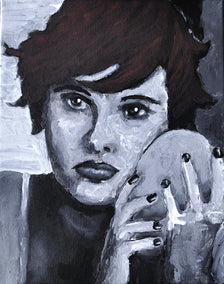 acrylic painting by Mark Cudd titled February 18, 1999 (98-99 Series)