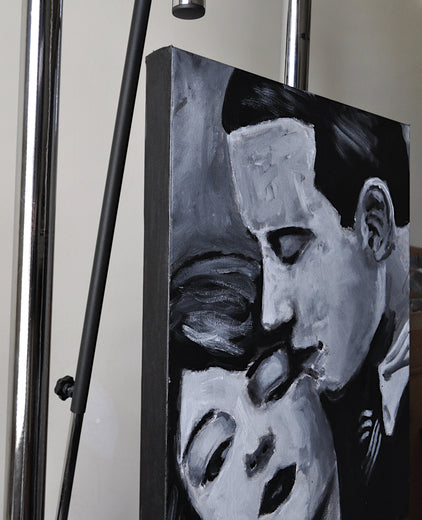 January 2, 1998 (98-99 Series) by Mark Cudd |  Side View of Artwork 