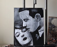 Original art for sale at UGallery.com | January 2, 1998 (98-99 Series) by Mark Cudd | $600 | acrylic painting | 20' h x 16' w | thumbnail 3