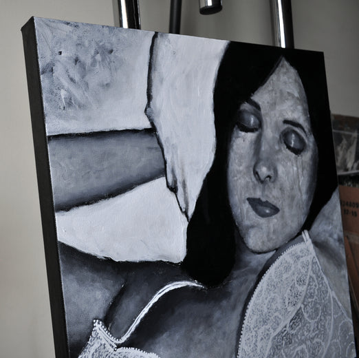 Reciprocation is Mandatory (98-99 Series) by Mark Cudd |  Side View of Artwork 