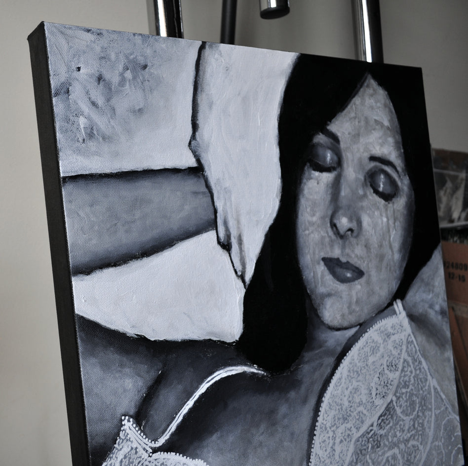 Reciprocation is Mandatory (98-99 Series) by Mark Cudd |  Side View of Artwork 