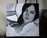 Original art for sale at UGallery.com | Reciprocation is Mandatory (98-99 Series) by Mark Cudd | $775 | acrylic painting | 20' h x 20' w | thumbnail 3