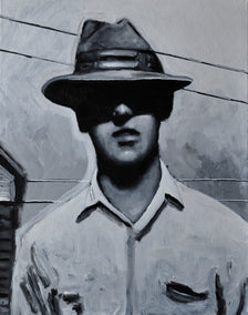 acrylic painting by Mark Cudd titled She's Got Your Number, Mister (98-99 Series)