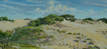 Original art for sale at UGallery.com | Dunes at Nags Head by Mary Beatty-Brooks | $625 | acrylic painting | 7.37' h x 18.12' w | thumbnail 4