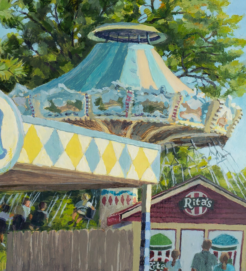 From the Face Paint Stand by Mary Beatty-Brooks |  Closeup View of Artwork 